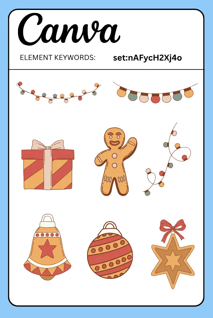 Christmas Graphics (Hand-Drawn)canva elements